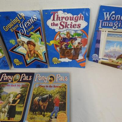 13 Young Reader Fiction Books, Abeka Reading Program, Husky with a Heart