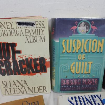 6 Fiction Books, Nut-Cracker, Suspicion of Guilt, Julia and the Bazooka