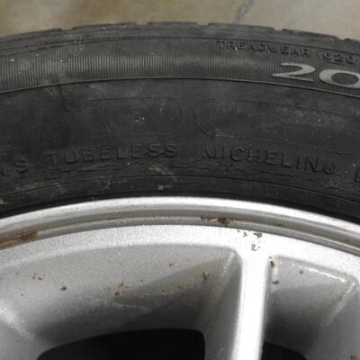 Tubeless Michelin Radial X Tire, 4 Lug Rim,