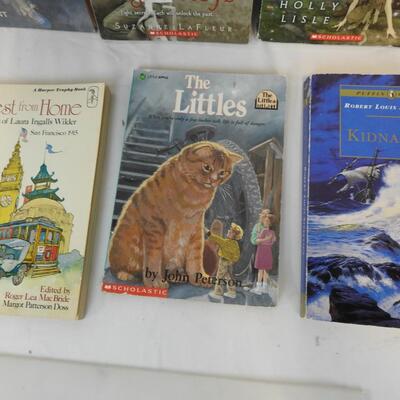 12 Adolescent Reader Books, The Boxcare Children, Island of the Blue Dolphins