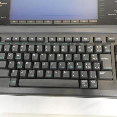 Sharp Personal Word Processor PA-W1410 80 x 16 Character DIsplay, Works