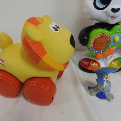 9 Item Musical Toys and Baby Toys:Leap Frog Dancing Panda to Fisher Price Monkey