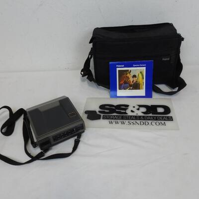 Polaroid Black Carrying Case, Polaroid Spectra Camera, Instructional Booklet