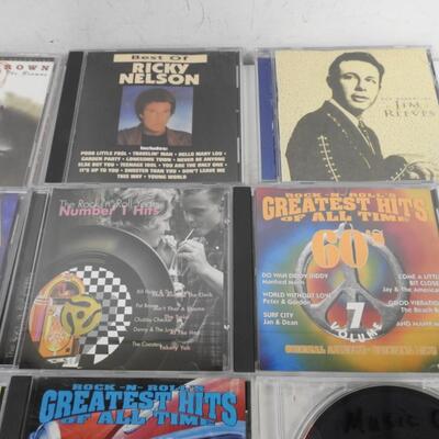 12 CD Rock-N-Rolls: 50's Hits to Rock 'n Roll Jukebox Hits Best of Ricky Nelson