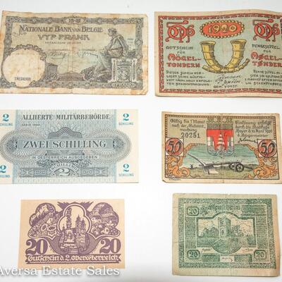 9 - WORLD WAR I EMERGENCY MONEY