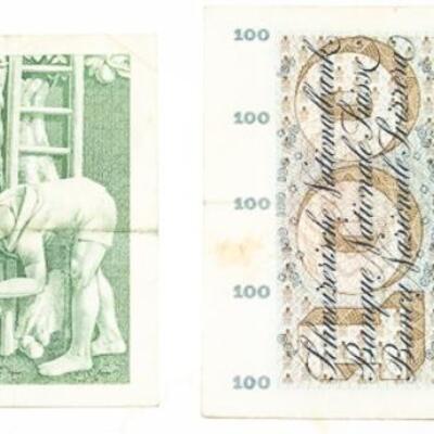 6 - SWISS FRANCS - CIRCA 1960s