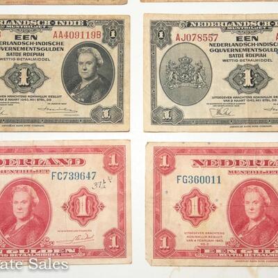 8 - 1940s  NEDERLANDS GULDEN BANK NOTES