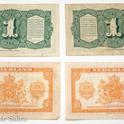 8 - 1940s  NEDERLANDS GULDEN BANK NOTES