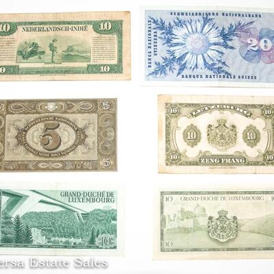 6 - SWISS MIX BANK NOTES