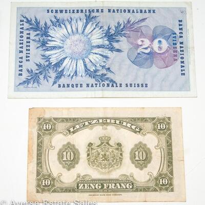 6 - SWISS MIX BANK NOTES