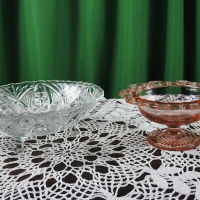 Lace Edge Colony Pink Depression Glass