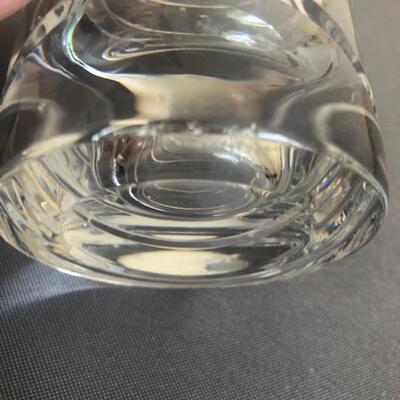 Nambe Bopp crystal vase by Karim Rashid,