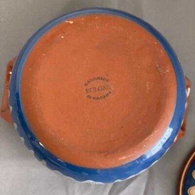 Bulgar Handmade Bulgarian Casserole Clay Pot