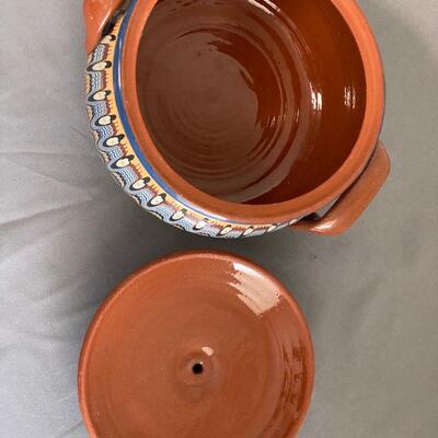 Bulgar Handmade Bulgarian Casserole Clay Pot