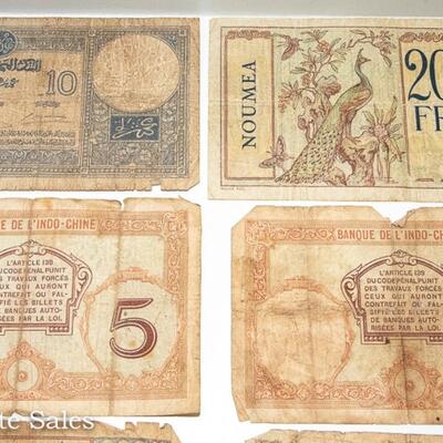 8 - EGYPT/ARAB BANK NOTE MIX - INCLUDES 1943 PIASTRES with NIXON Signature