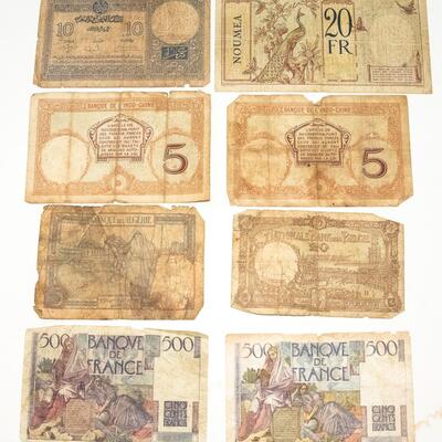 8 - FRENCH FRANC BANK NOTES