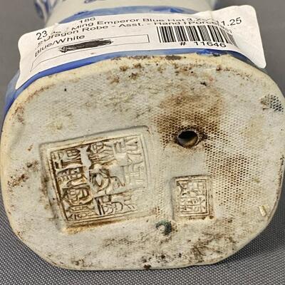 Ming Emperor with Dragon Robe porcelain figurine