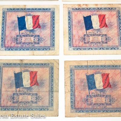 8 - FRENCH FRANC BANK NOTES