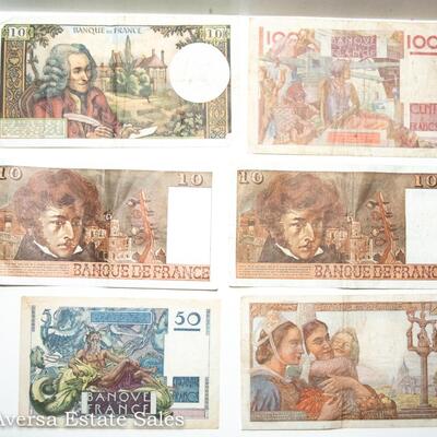 10 - FRENCH FRANC BANK NOTES