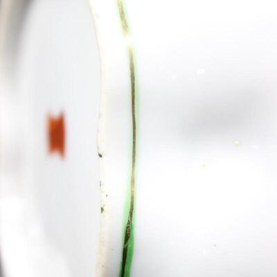 Antique Asian Oriental Floral Chrysanthemum Moriage Bowl