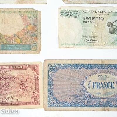 8 - FRENCH FRANC BANK NOTES