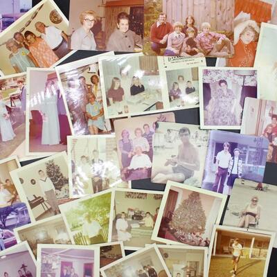 Vintage Retro Lot of Color Family, Event, Party, Photos & More
