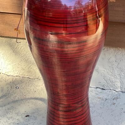 Tall Vase With Artificial Floral