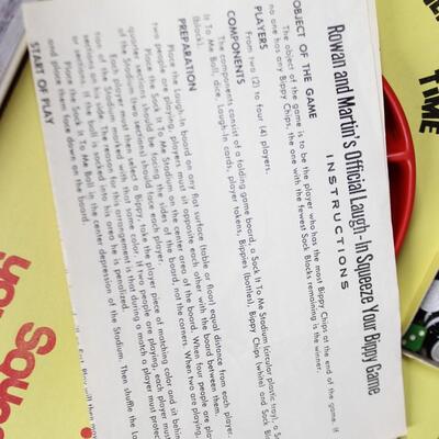 Vintage Collectible Rowan & Martin's Laugh-In Hasbro Board Game