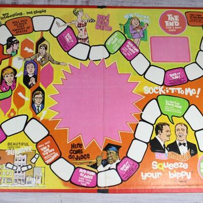 Vintage Collectible Rowan & Martin's Laugh-In Hasbro Board Game