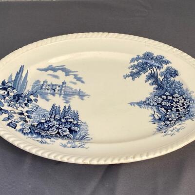 Castle on the Lake Johnson Bros England Platter