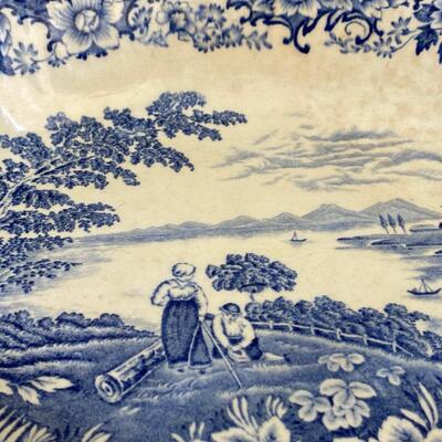 Swinnertons Silverdale Oval Serving Bowl, 10.25"x8", in vintage condition - $20