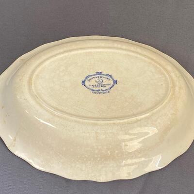 Swinnertons Silverdale Oval Serving Bowl, 10.25"x8", in vintage condition - $20