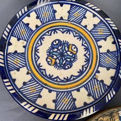 Lot of 5 Handmade Ceramic Dishes and Bowls