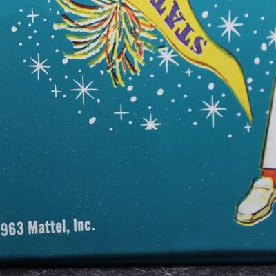 Vintage Retro Mattel Barbie Ken Doll Carrying Storage Case with Ken Doll