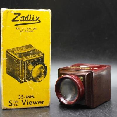 Vintage Zadiix 35mm Photo Slide Strip Viewer