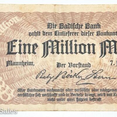 8 - MIXED BANK NOTE LOT - INCLUDING a 1913 TESORERIA GENERAL DEL ESTADO VEINTE PESO NOTE