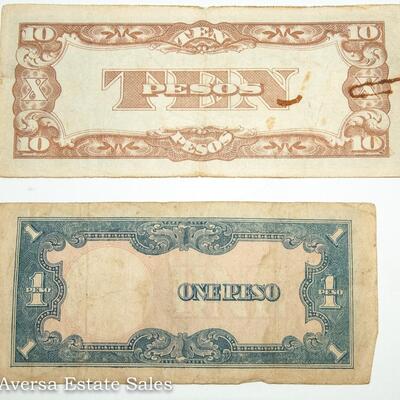 8 - WORLD WAR II JAPANESE GOVERNMENT INVASION MONEY BANK NOTES