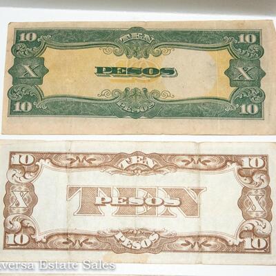 8 - WORLD WAR II JAPANESE GOVERNMENT INVASION MONEY BANK NOTES