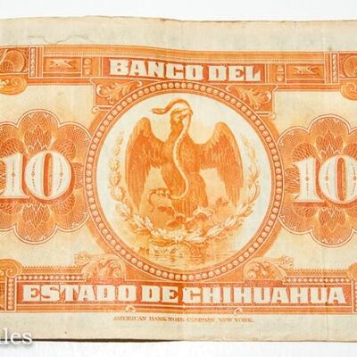 3 - EARLY 1900s MEXICAN PESO BANK NOTES