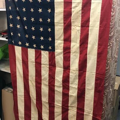 Lot 1: Vintage 48-Star American Flag