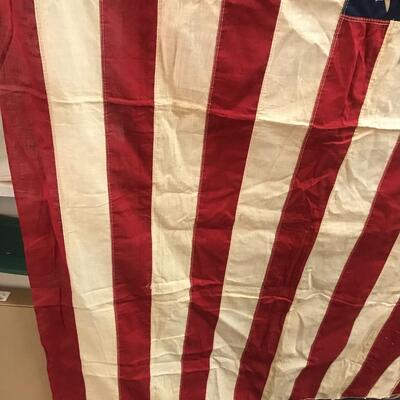 Lot 1: Vintage 48-Star American Flag