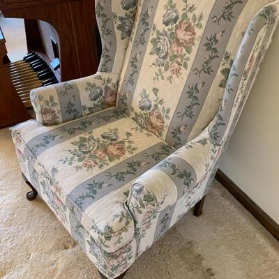 Upholstered High Back Chair