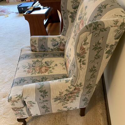 Upholstered High Back Chair