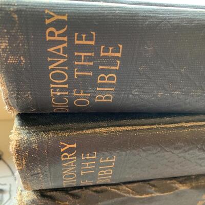 c.1907 Dictionary of the Bible Antique Book Set