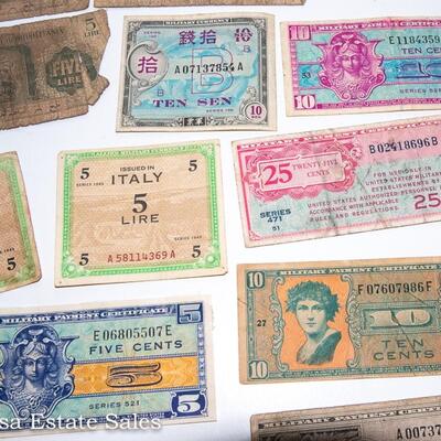 16  - MIXED MILITARY BANK NOTES