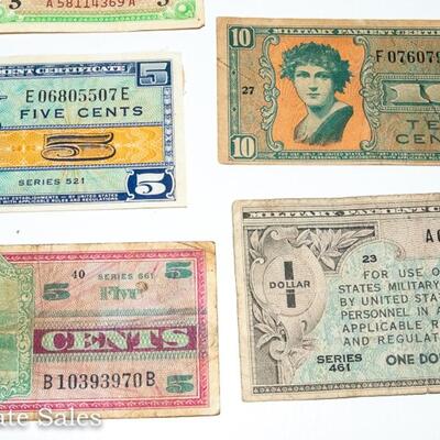 16  - MIXED MILITARY BANK NOTES