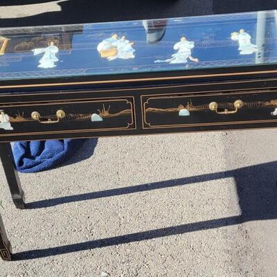 Ornate oriental entry table