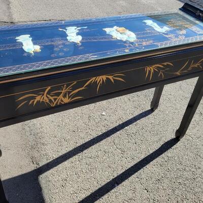 Ornate oriental entry table