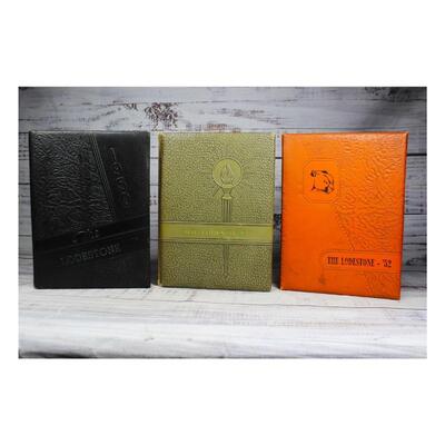 Lot of Retro Vintage 1950s High School Yearbooks The Lodestone Arkansan Magnet Cove