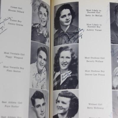 Lot of Retro Vintage 1950s High School Yearbooks The Lodestone Arkansan Magnet Cove